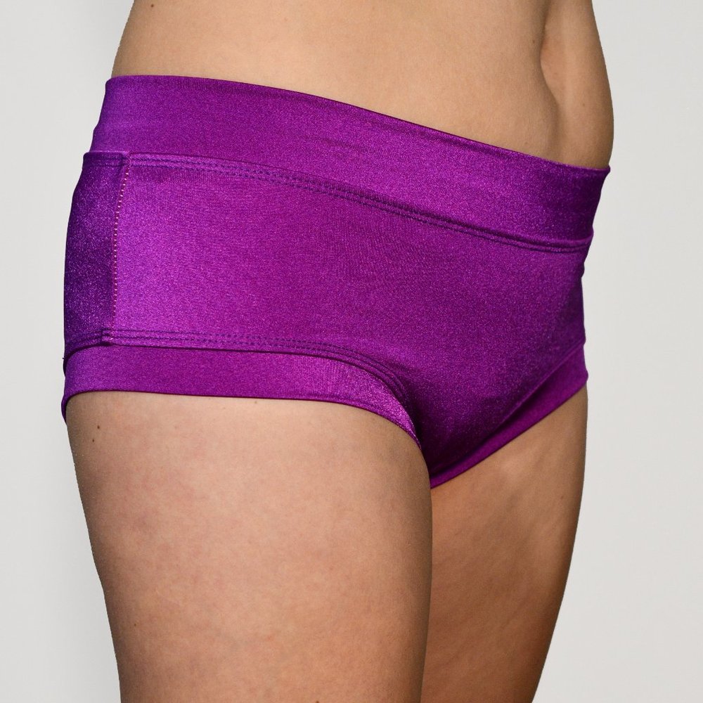 Arista Active Purple Hot Pants, Pole Shorts, NWOT - Picture 5 of 10